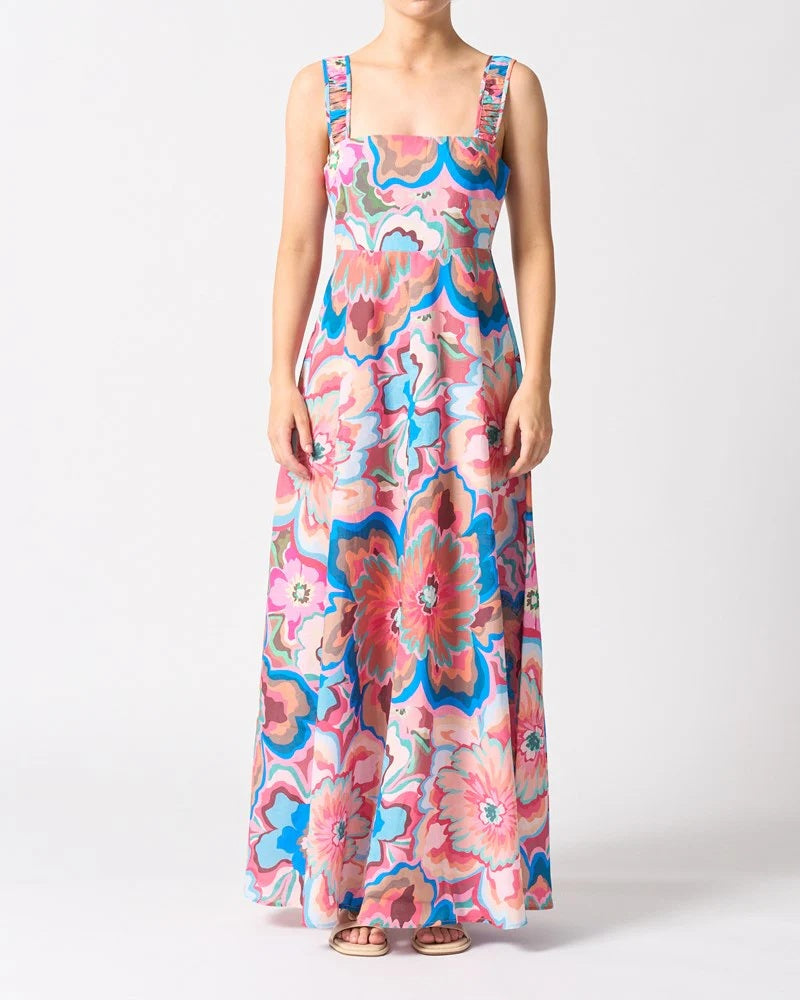 Walnut Roma Dress [COLOUR:bomba Di Fiori Multi SIZE:8]