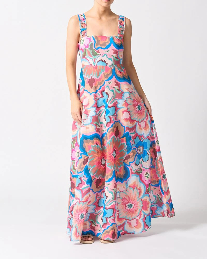 Walnut Roma Dress [COLOUR:bomba Di Fiori Multi SIZE:8]