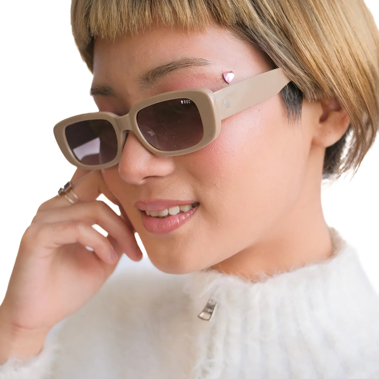 Roc Cloudy Creeper Sunglasses [COLOUR:caramel gradient smoke]
