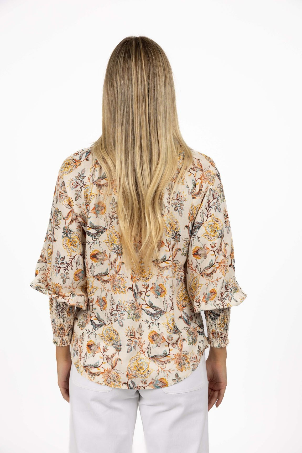 Humidity Frances Blouse [COLOUR:kaffir print SIZE:XS]