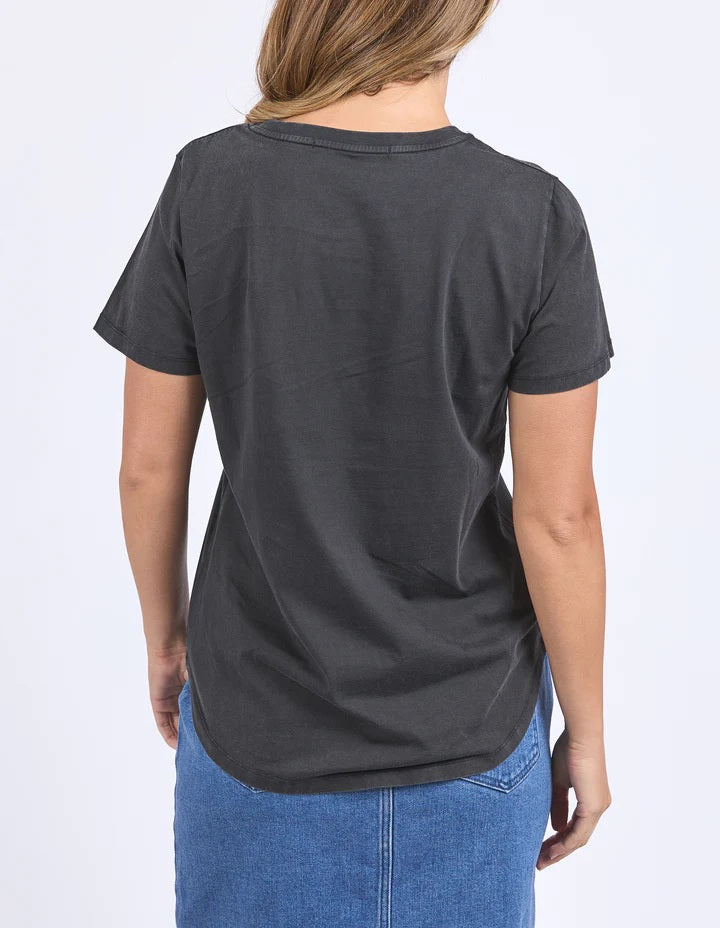Foxwood Flowers Tee [COLOUR:wash black SIZE:8]