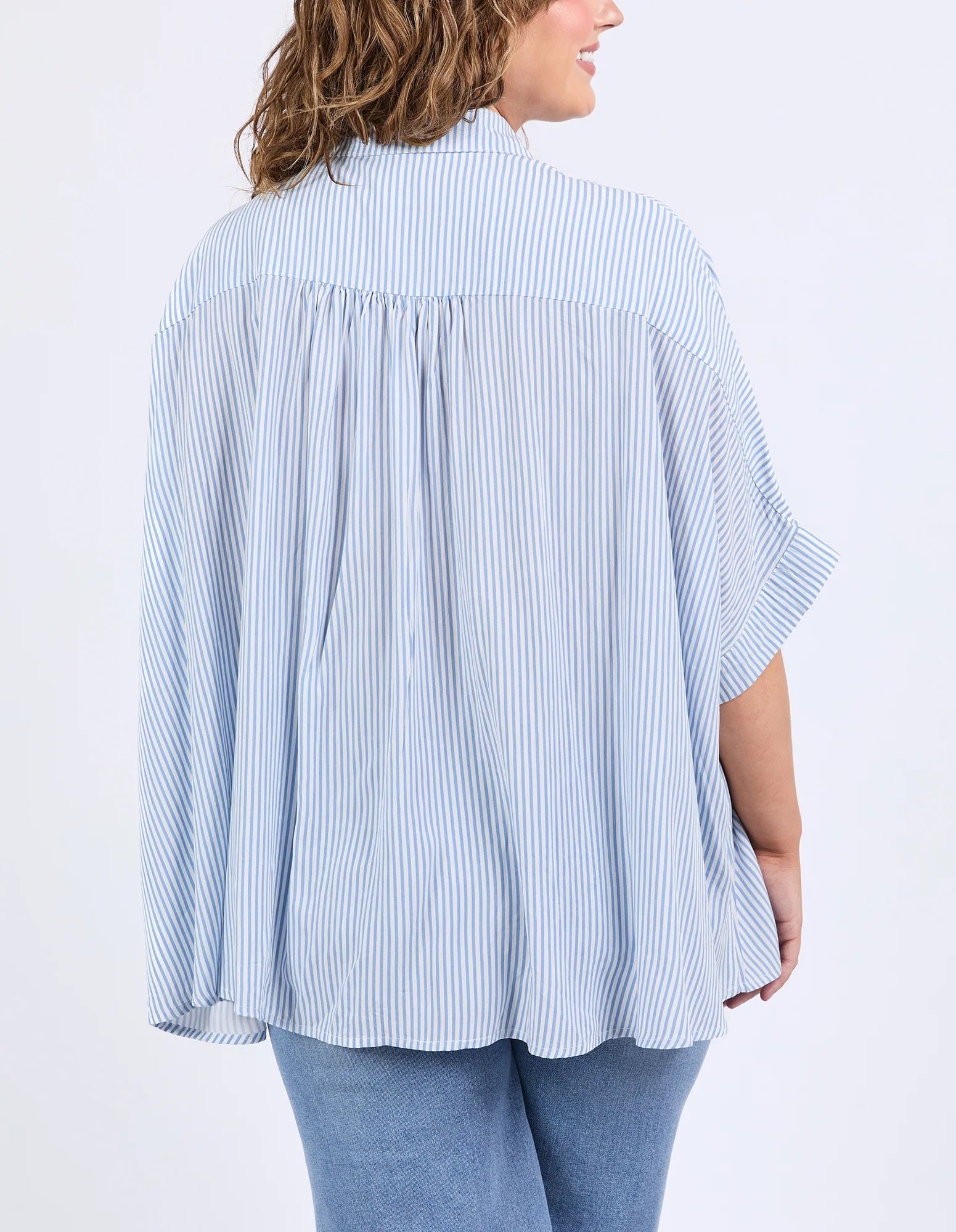 Elm Luna Shirt [COLOUR:dusk blue SIZE:8]