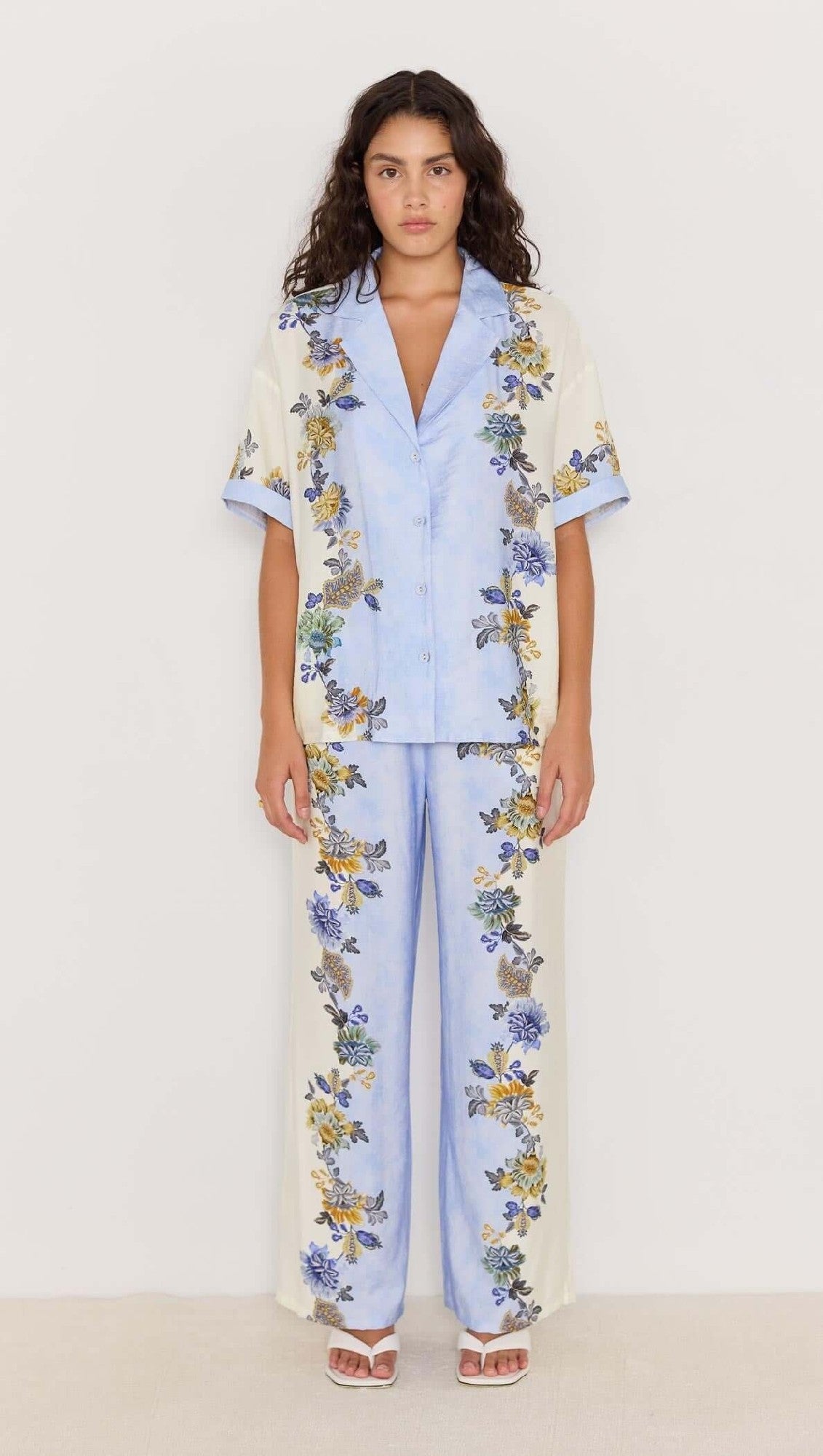 Minkpink Lucia Drawstring Pants [COLOUR:Floral SIZE:XS]