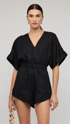 Staple The Lable Veda Playsuit [COLOUR:Black SIZE:XS]