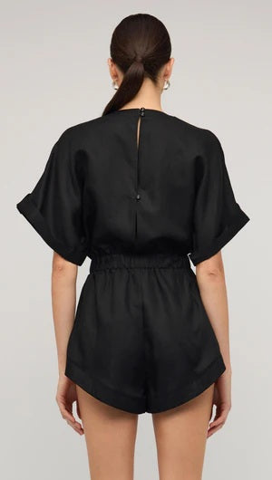 Staple The Lable Veda Playsuit [COLOUR:Black SIZE:XS]