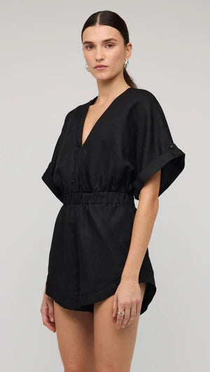 Staple The Lable Veda Playsuit [COLOUR:Black SIZE:XS]