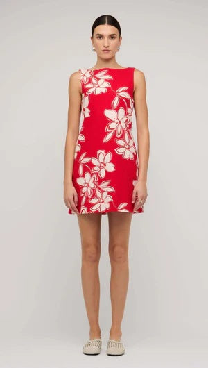 Staple The Lable Elara Mini dress [COLOUR:red floral SIZE:S]