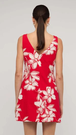 Staple The Lable Elara Mini dress [COLOUR:red floral SIZE:S]