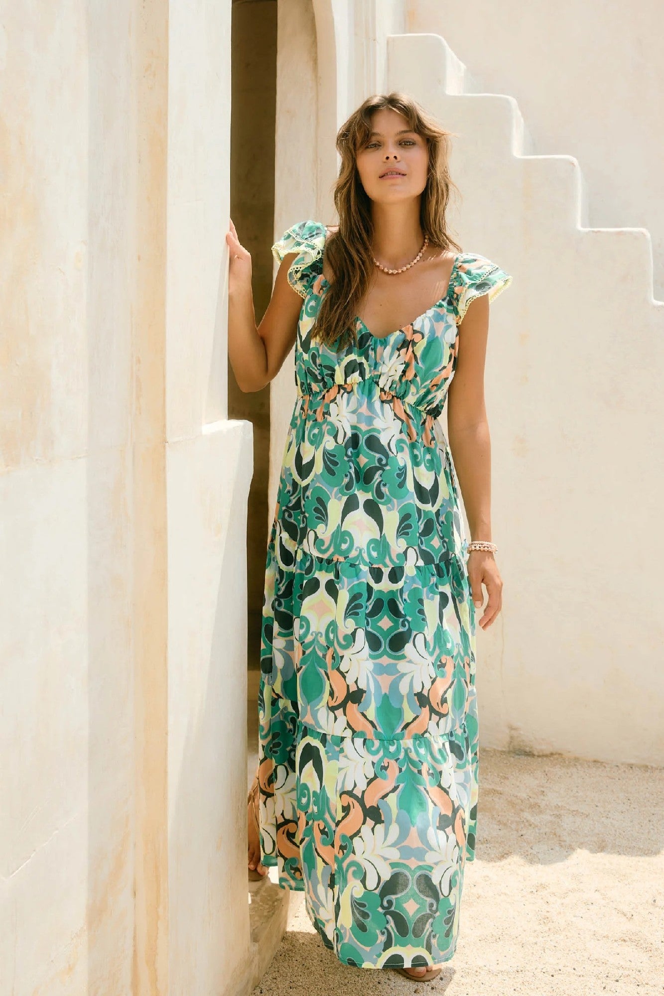 Isle Of mine Aurora Frill Tank Dress [COLOUR:Paisley SIZE:XS]