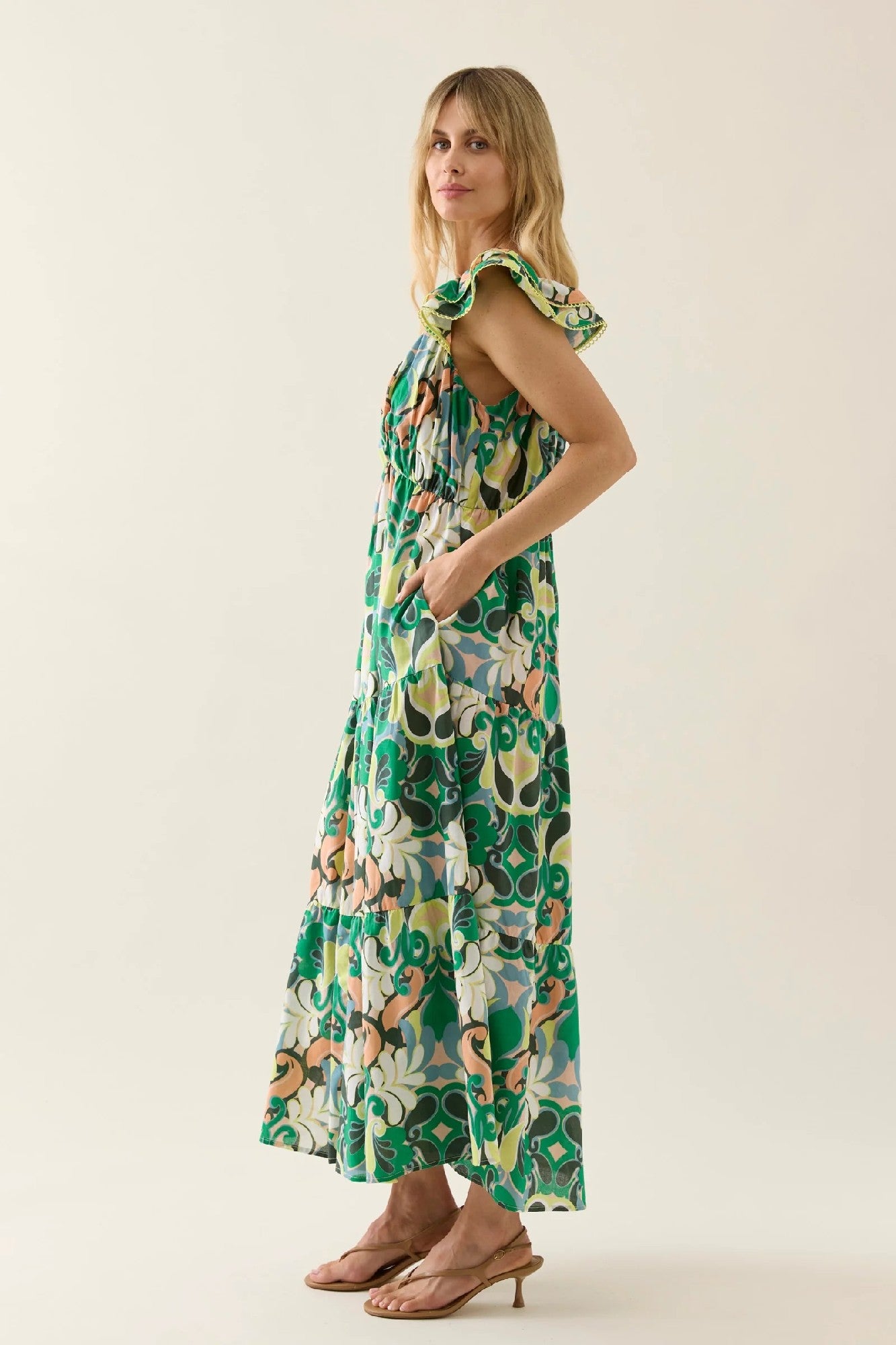 Isle Of mine Aurora Frill Tank Dress [COLOUR:Paisley SIZE:XS]