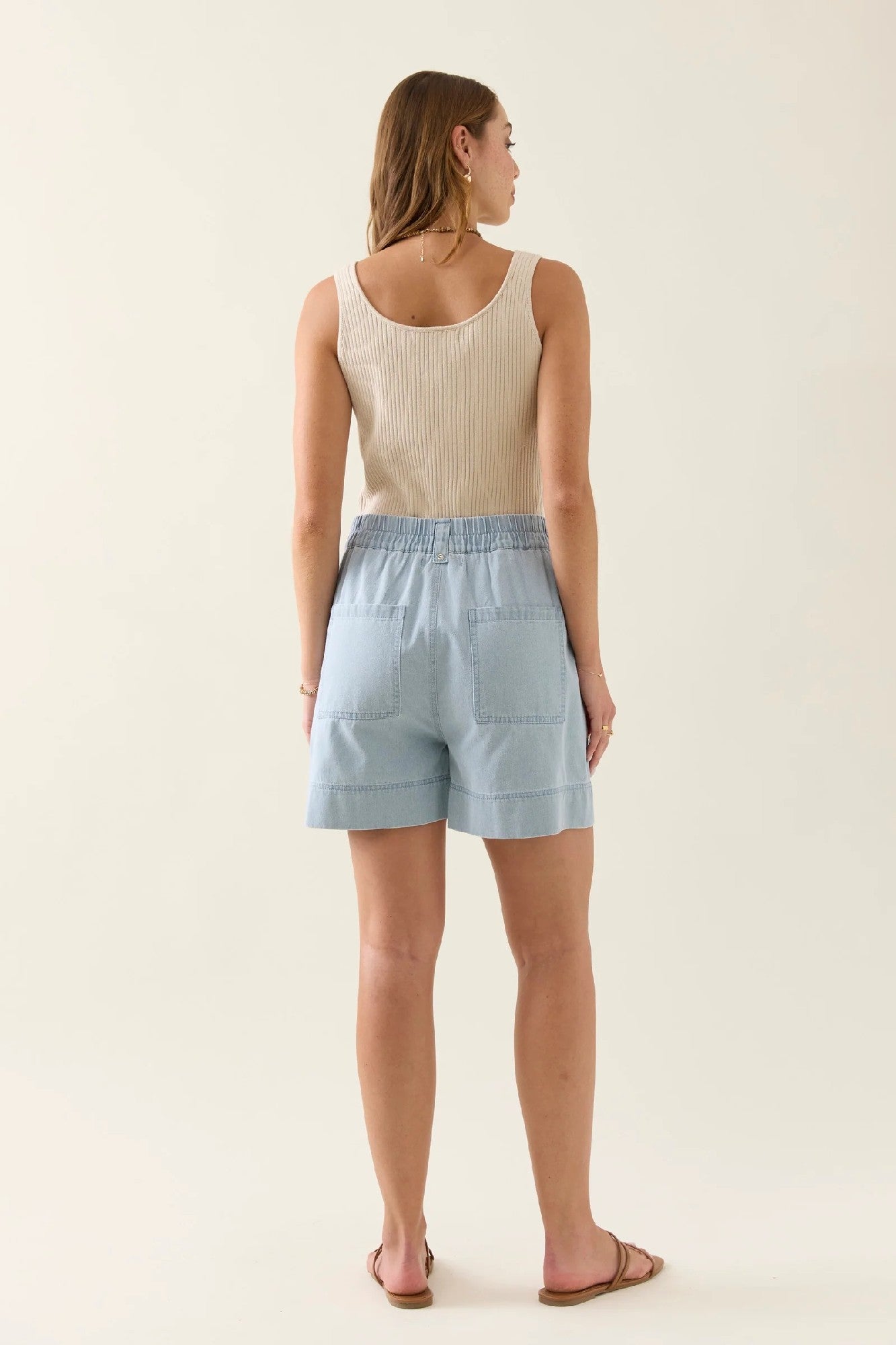 Isle Of Mine Sofie Denim Short [COLOUR:Sky SIZE:XS]