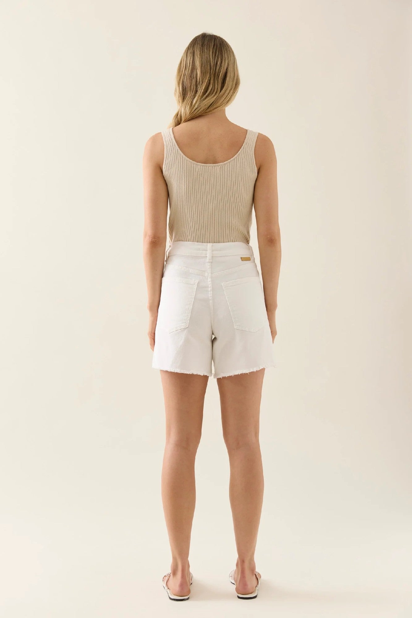 Isle Of Mine Duke Denim Shorts [COLOUR:Salt SIZE:XS]