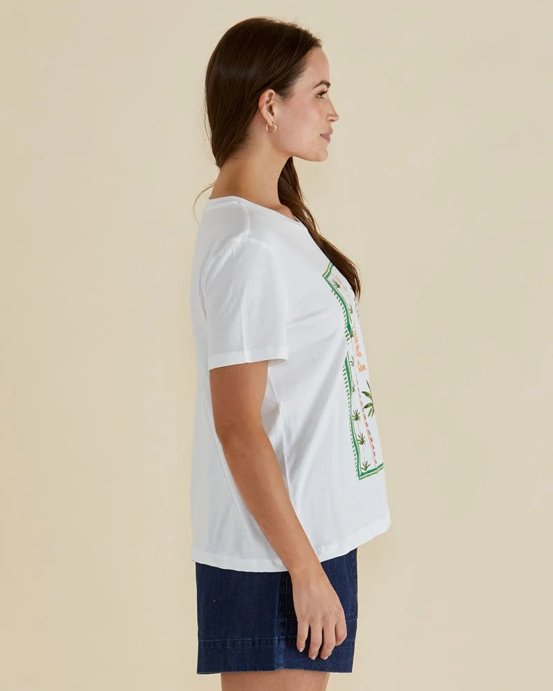 Betty Basics Ellia Crew Tee [COLOUR:White SIZE:8]
