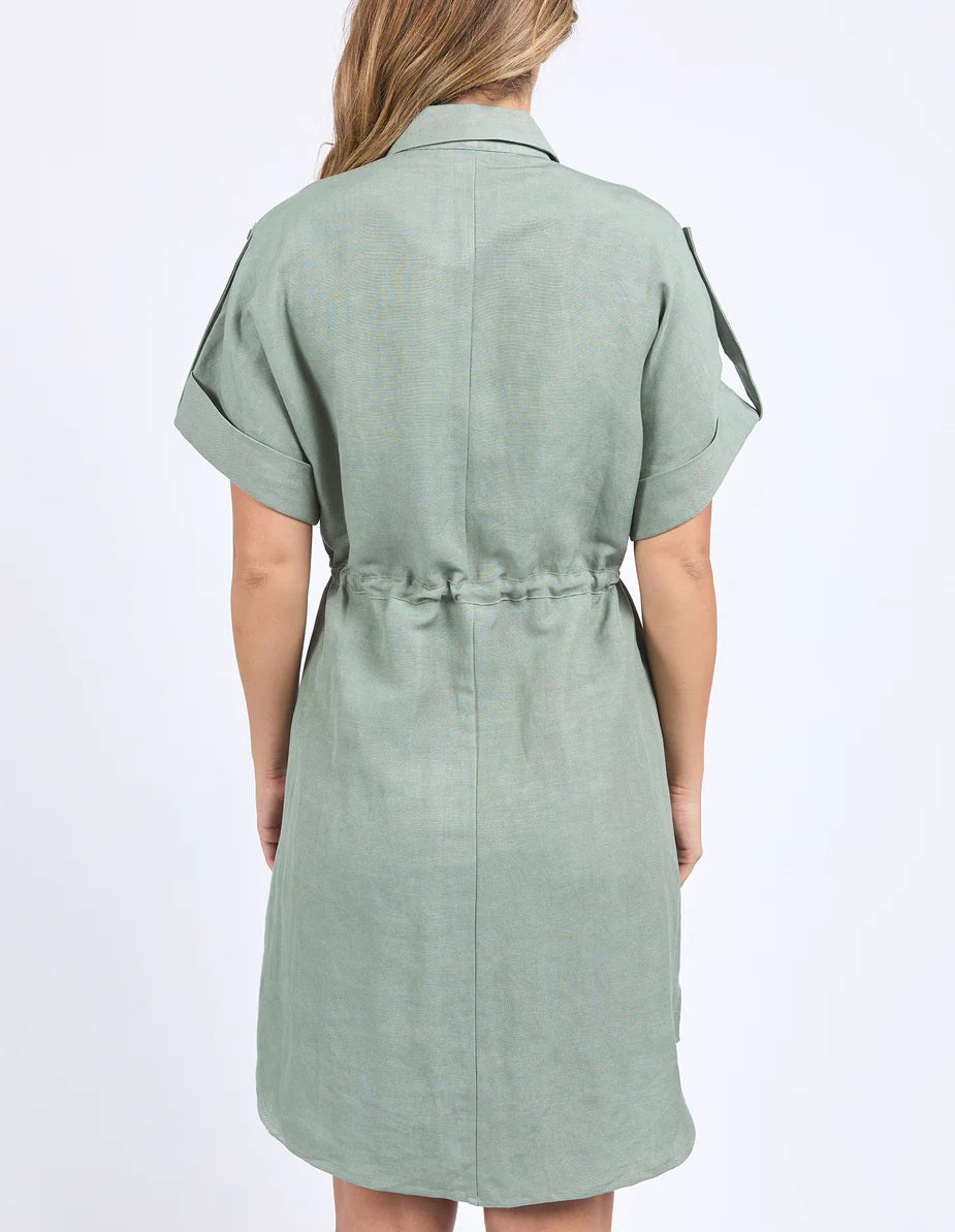 Foxwood Willow Shirt Dress [COLOUR:Iceburg Green SIZE:10]