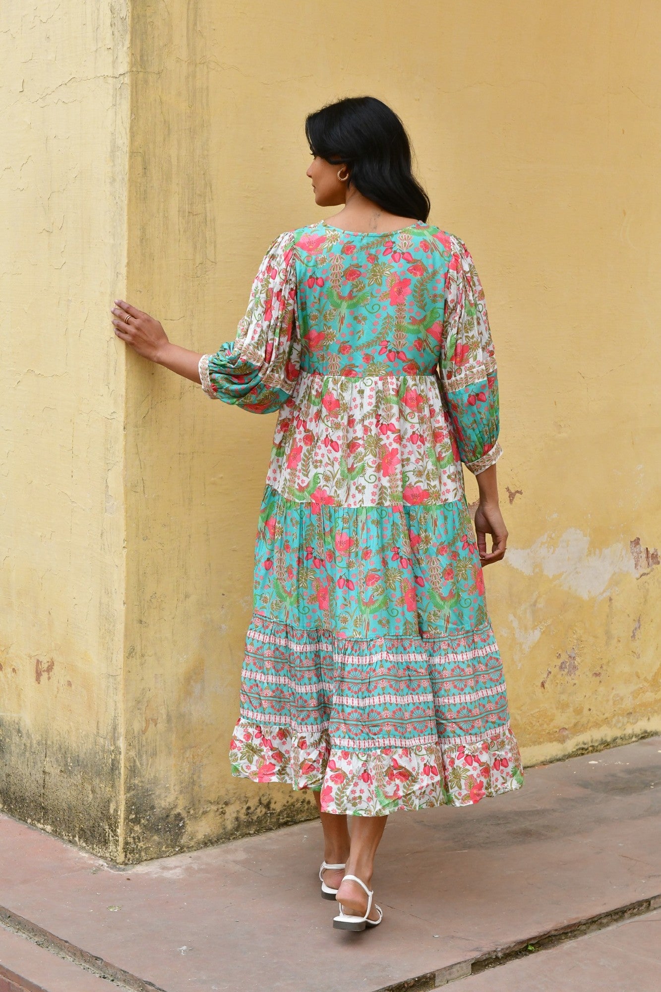 Azure And Indigo Hummingbird Maxi [COLOUR:Green SIZE:S]