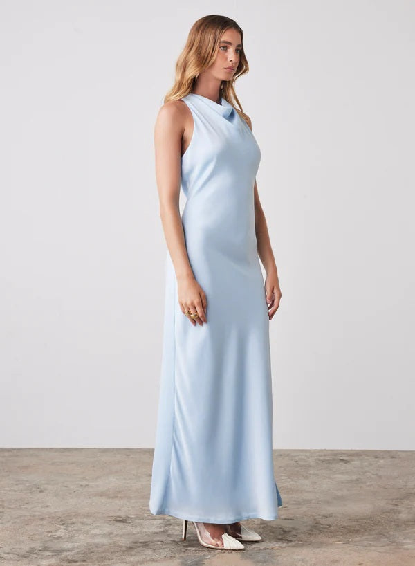 Esmaee Cove Maxi Dress [COLOUR:Sky blue SIZE:S]