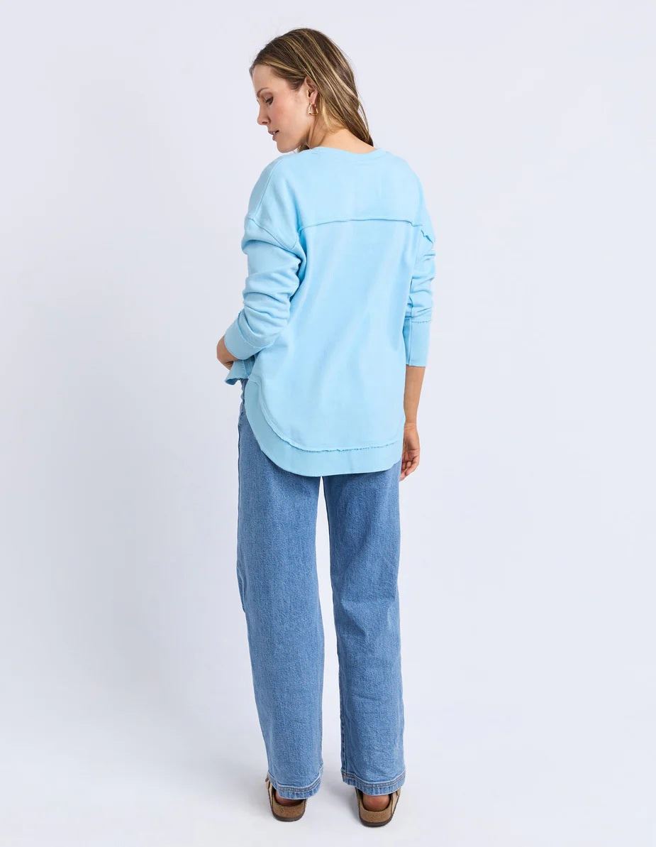 Foxwood Simplified Metallic Crew [COLOUR:Light Blue SIZE:8]