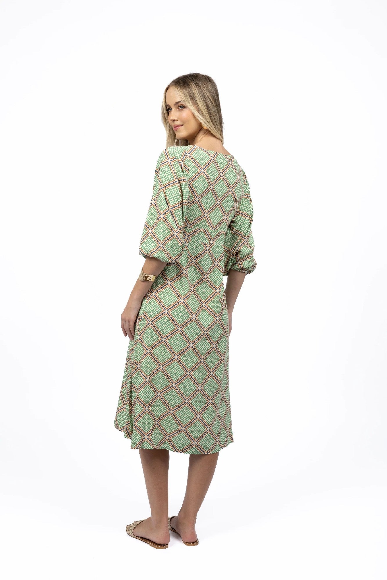 Humidity Marrakesh Midi Dress [COLOUR:Marra Print SIZE:8]