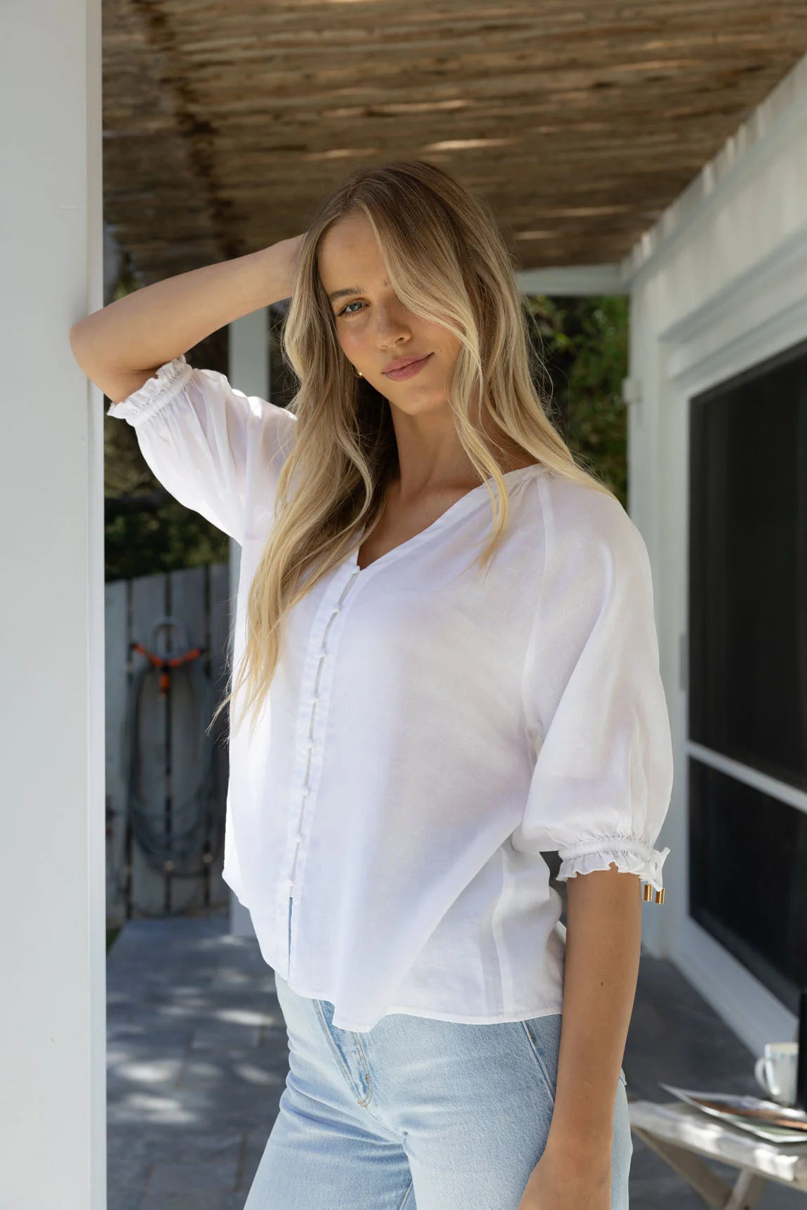 Humidity Reece Blouse [COLOUR:White SIZE:S]