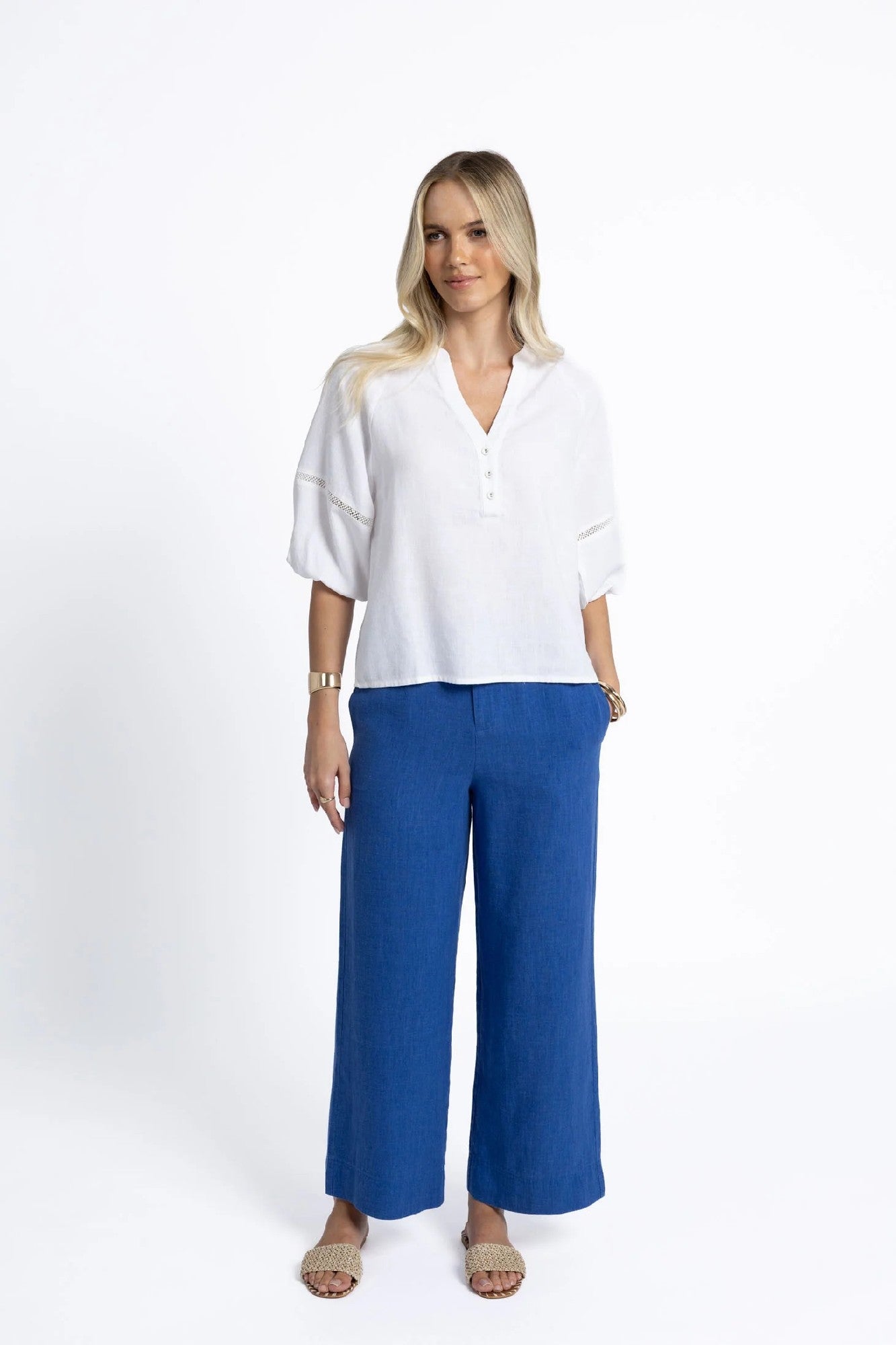 Humidity Nixie Blouse [COLOUR:White SIZE:S]