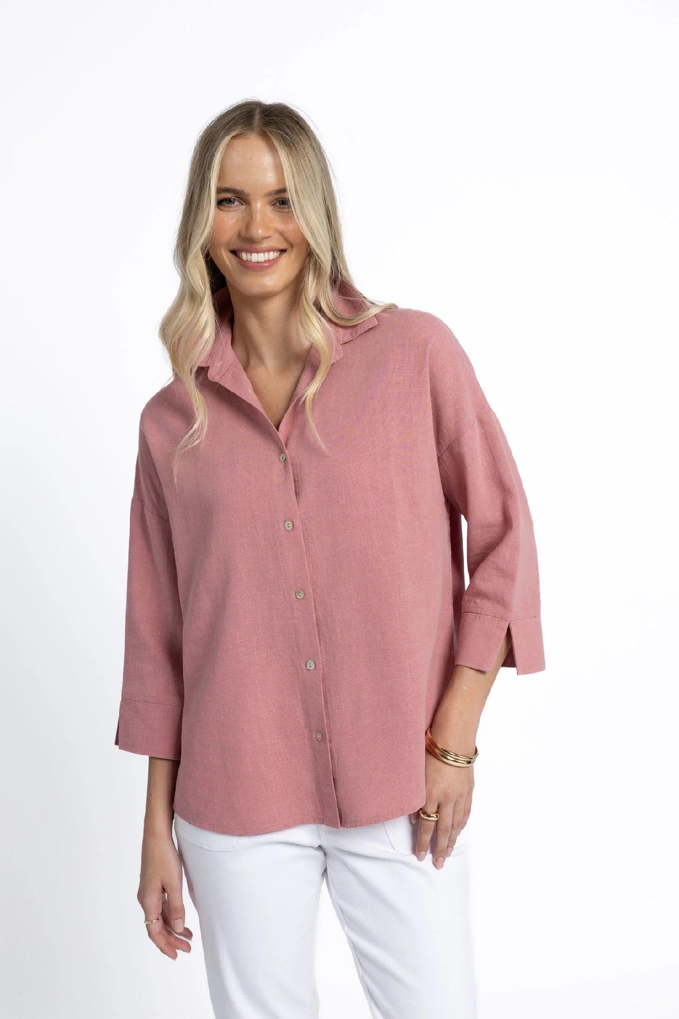Humidity Empire Shirt [COLOUR:Rose SIZE:S/m]