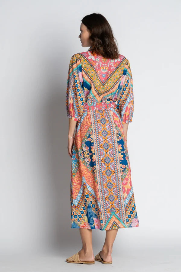 Lula Soul Danai Midi Dress [COLOUR:Ocean SIZE:S]