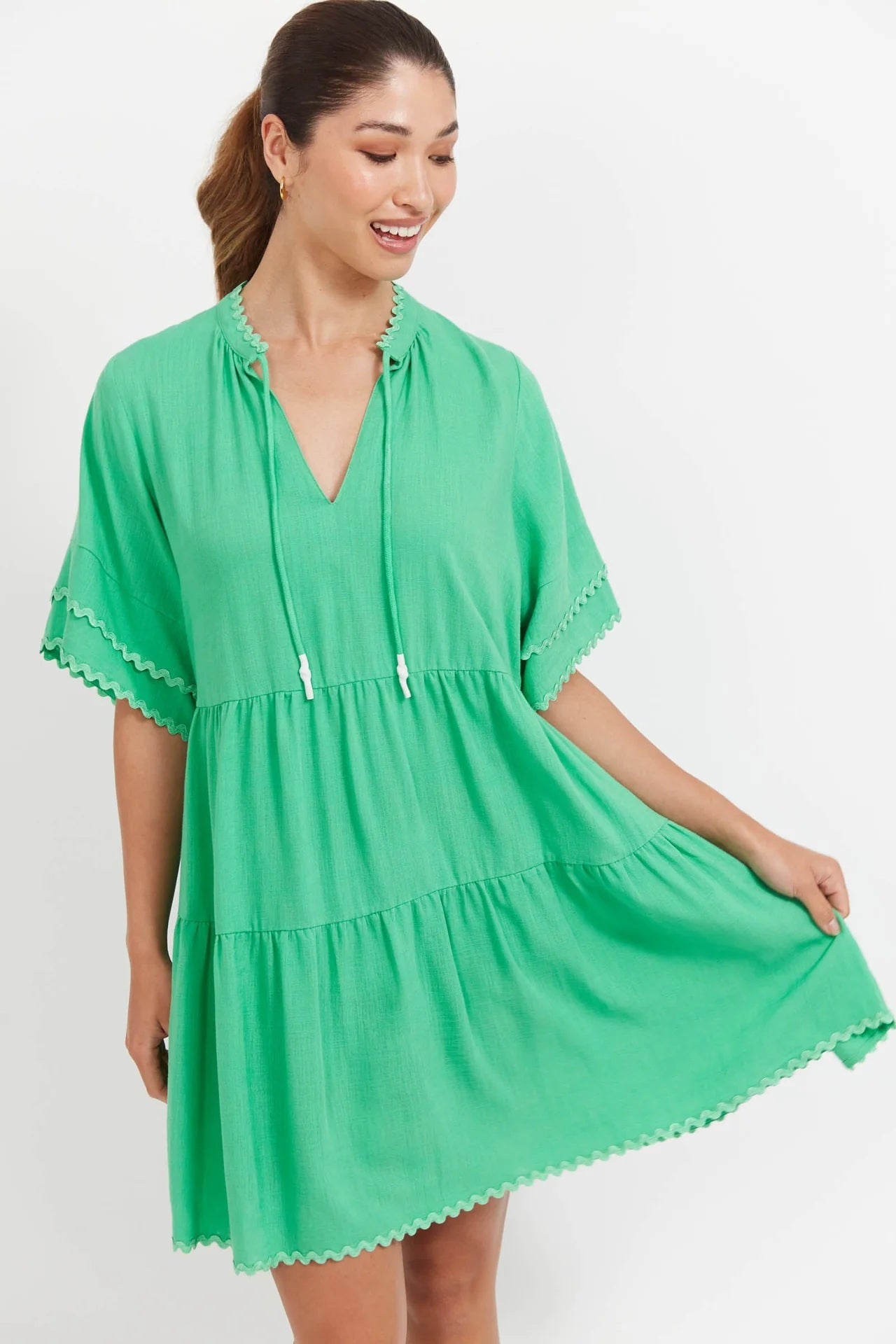 Haven Haiti Dress [COLOUR:Green SIZE:XS]