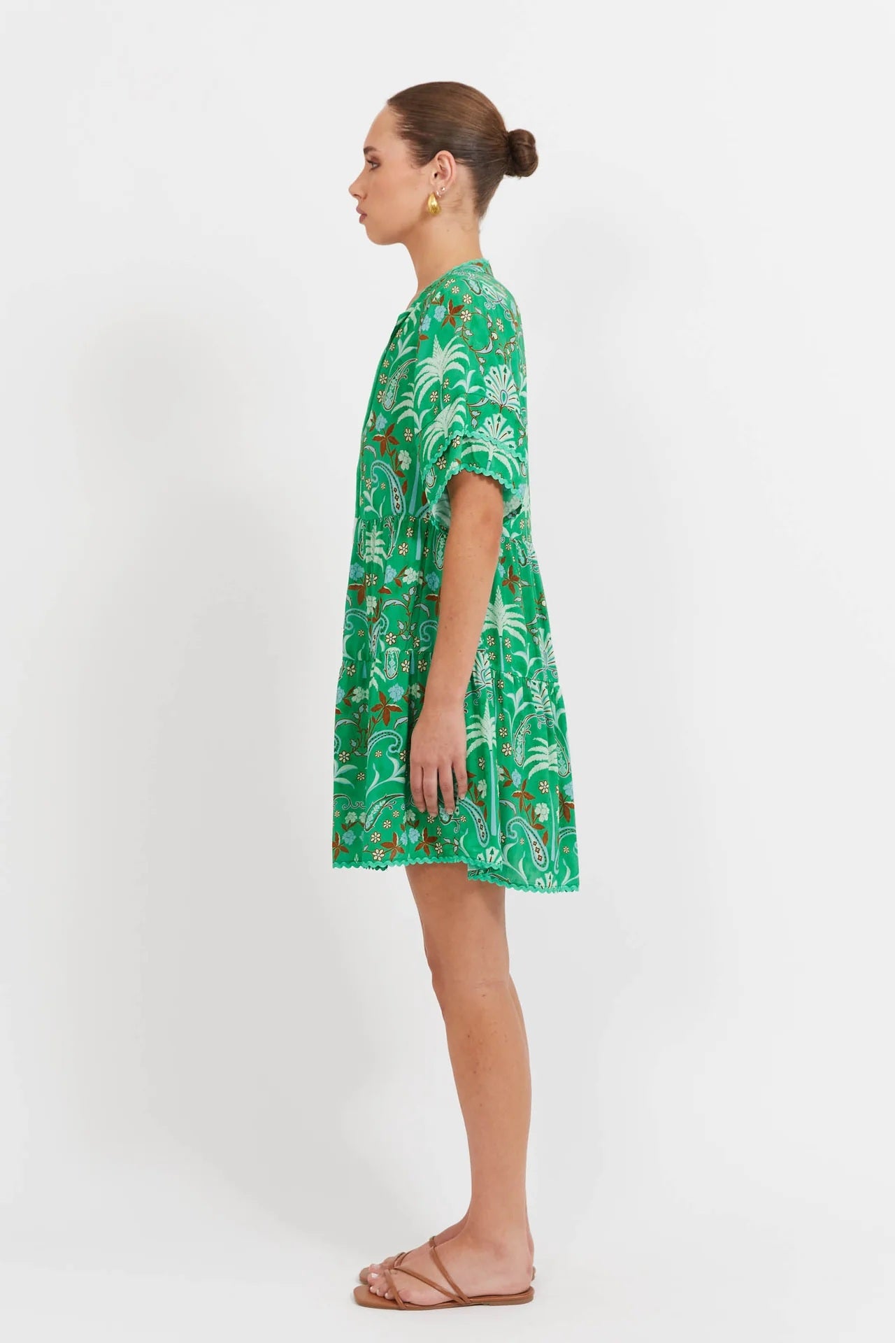 Haven Haiti Dress [COLOUR:palms SIZE:M]