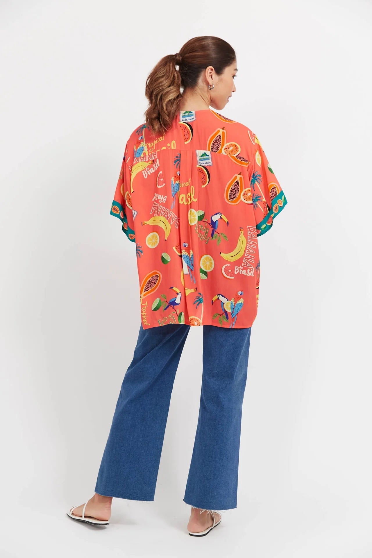 Haven Cabana Button Top [COLOUR:Brasil Coral SIZE:XS]