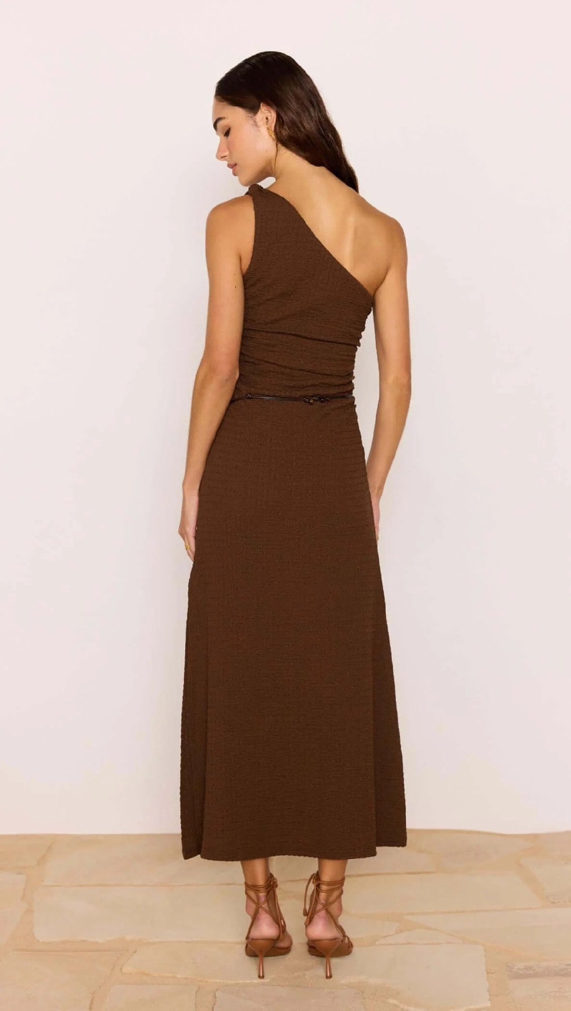 Minkpink Delphine Midi Dress [COLOUR:Chocolate SIZE:XS]