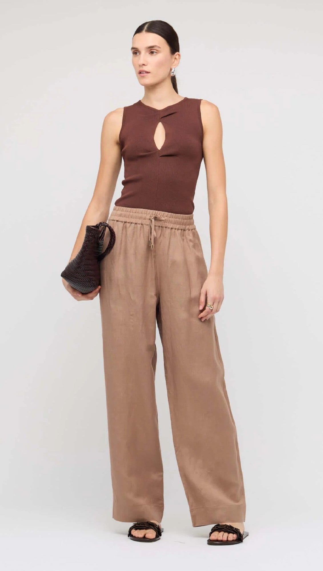 Staple The Label Alchemy Relaxed Pants [COLOUR:Latte SIZE:S]