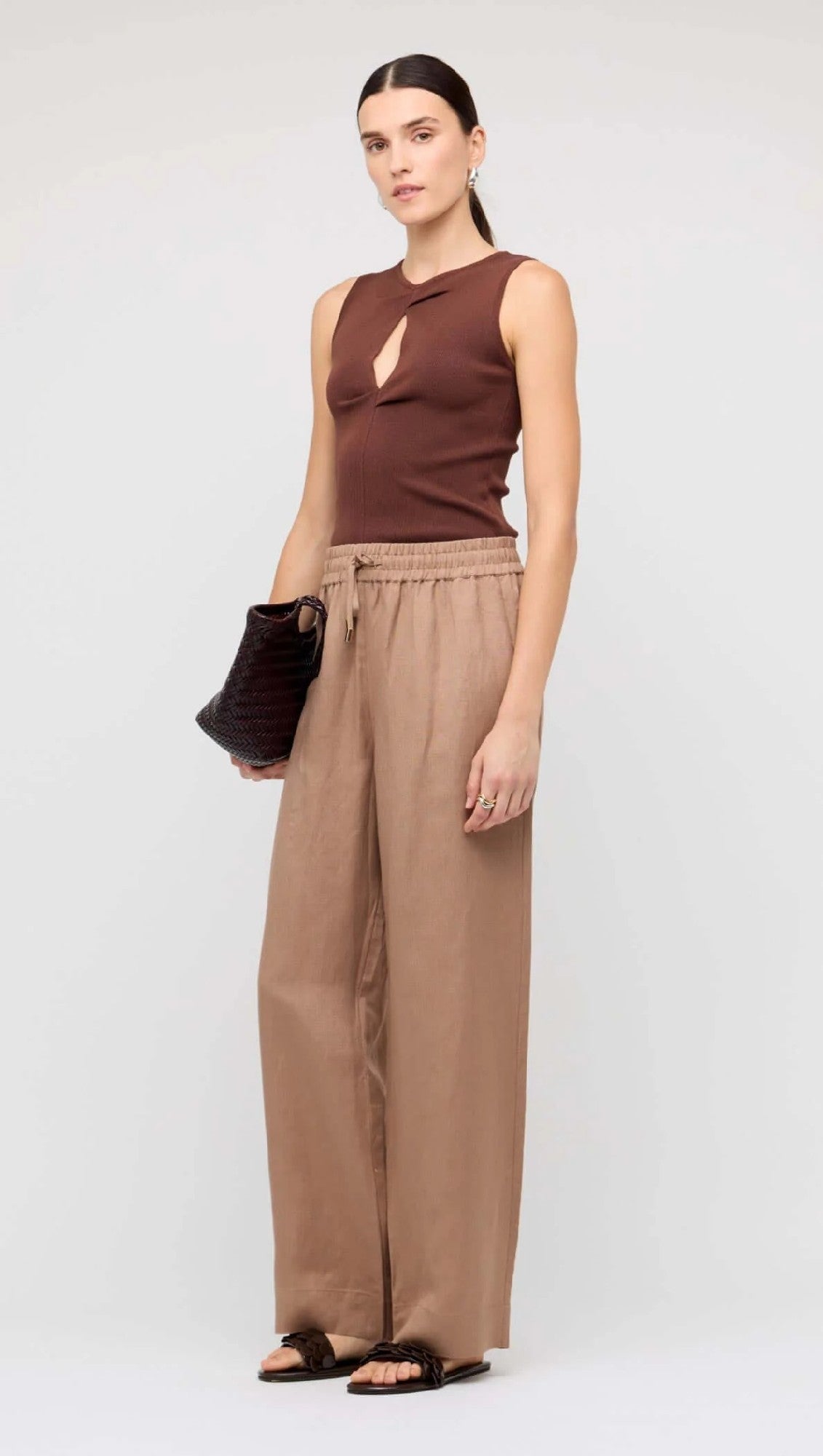 Staple The Label Alchemy Relaxed Pants [COLOUR:Latte SIZE:S]