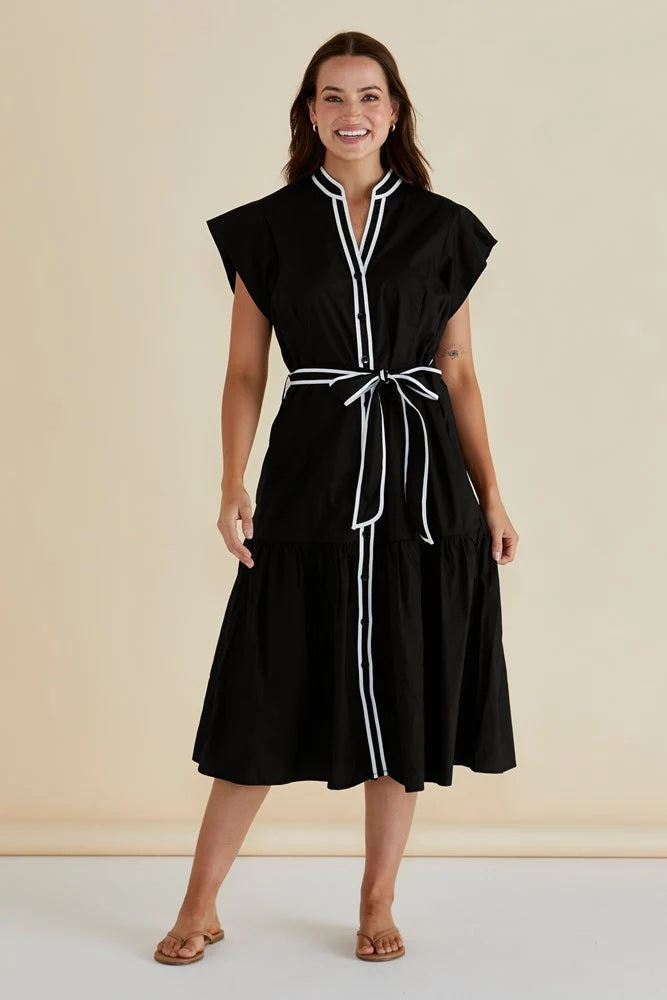 Betty Basics Mari Dress [COLOUR:Black SIZE:8]