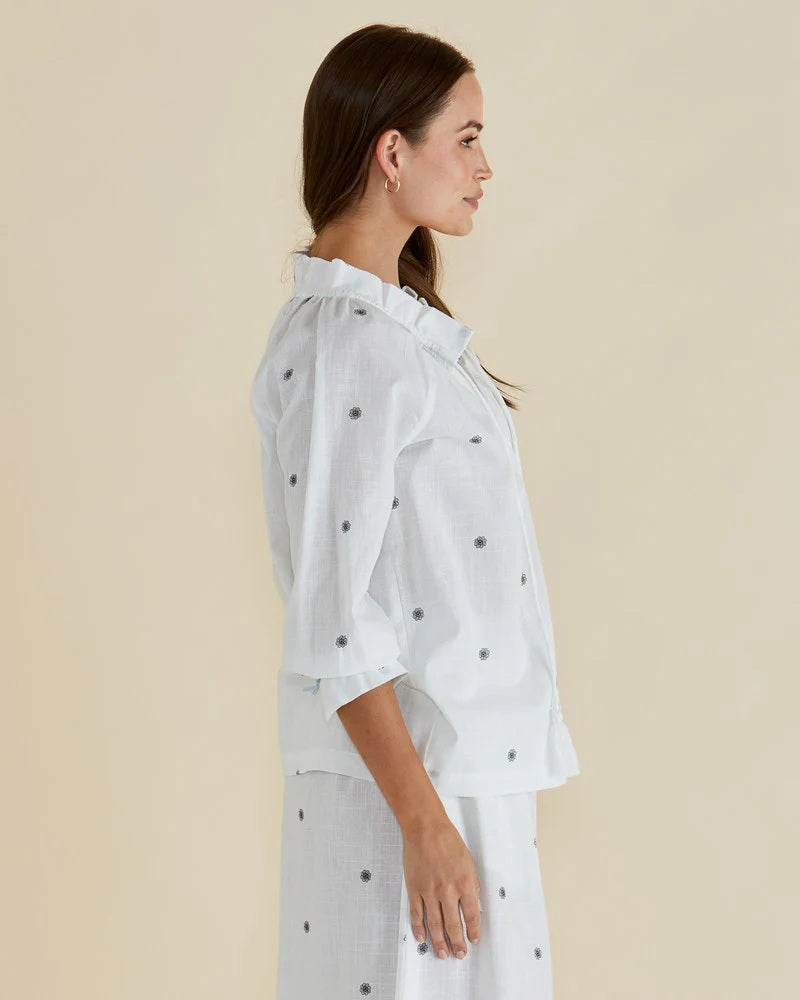 Betty Basics Charli Blouse [COLOUR:Black Floral Print SIZE:10]