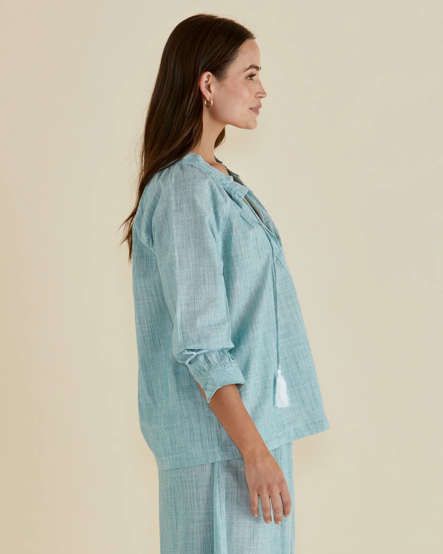 Betty Basics Charli Blouse [COLOUR:Green SIZE:10]