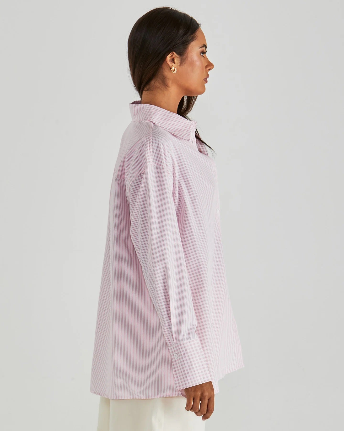 Sass Ambrose Shirt [COLOUR:Pink stripe SIZE:8]