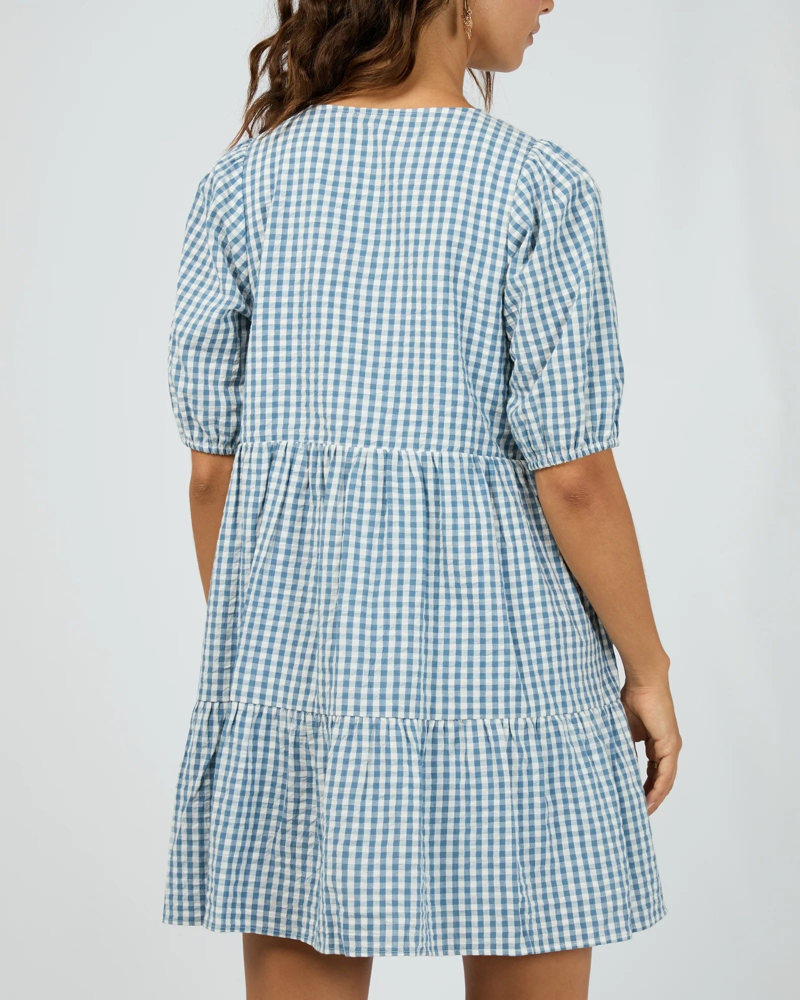 All About Eve Micky SS Mini Dress [COLOUR:Check SIZE:8]