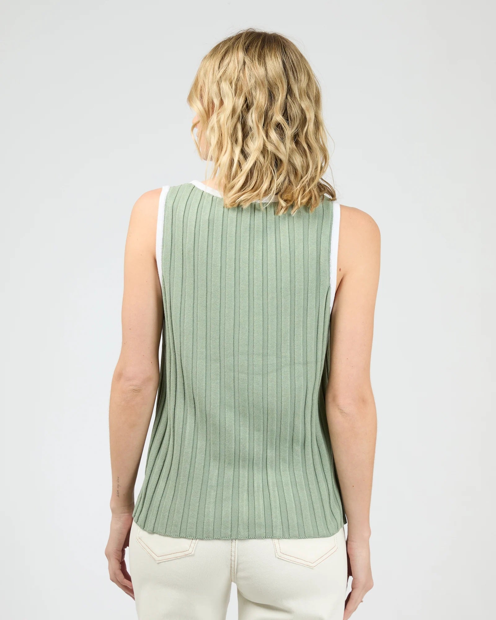 All About Eve Sigrid Top [COLOUR:Sage SIZE:8]