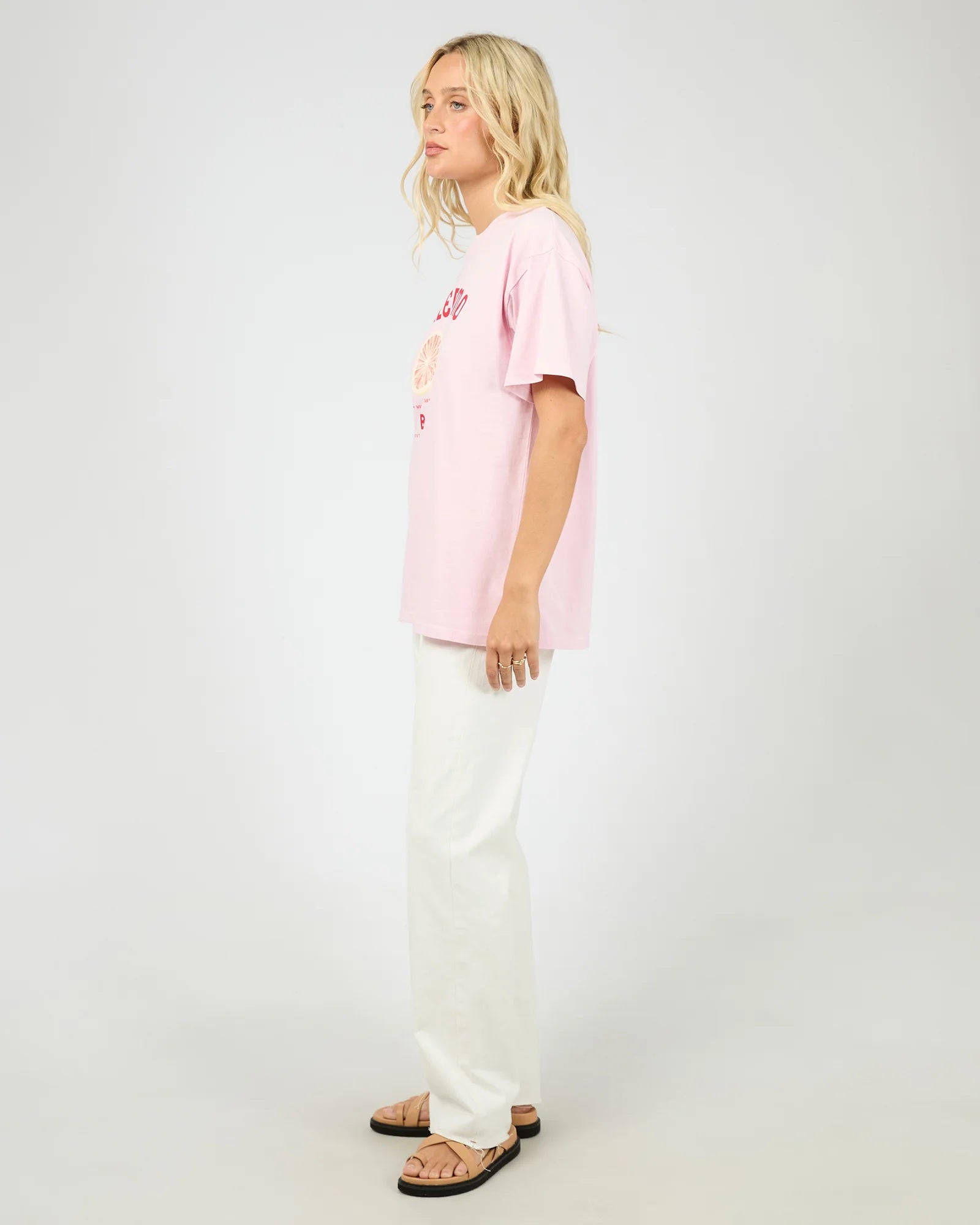 All About Eve Palermo Relaxed Tee [COLOUR:Light Pink SIZE:8]