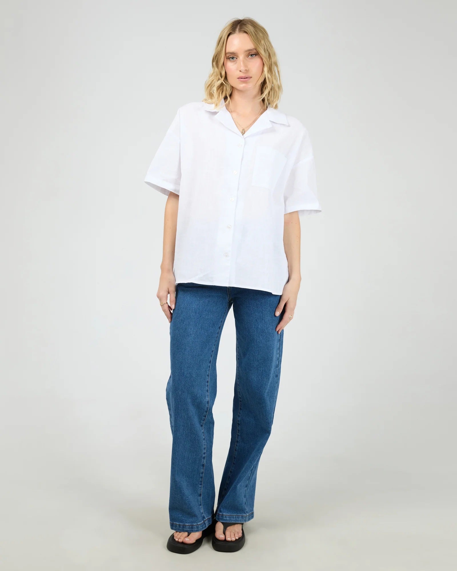 All About Eve Essential Shirt [COLOUR:White SIZE:8]