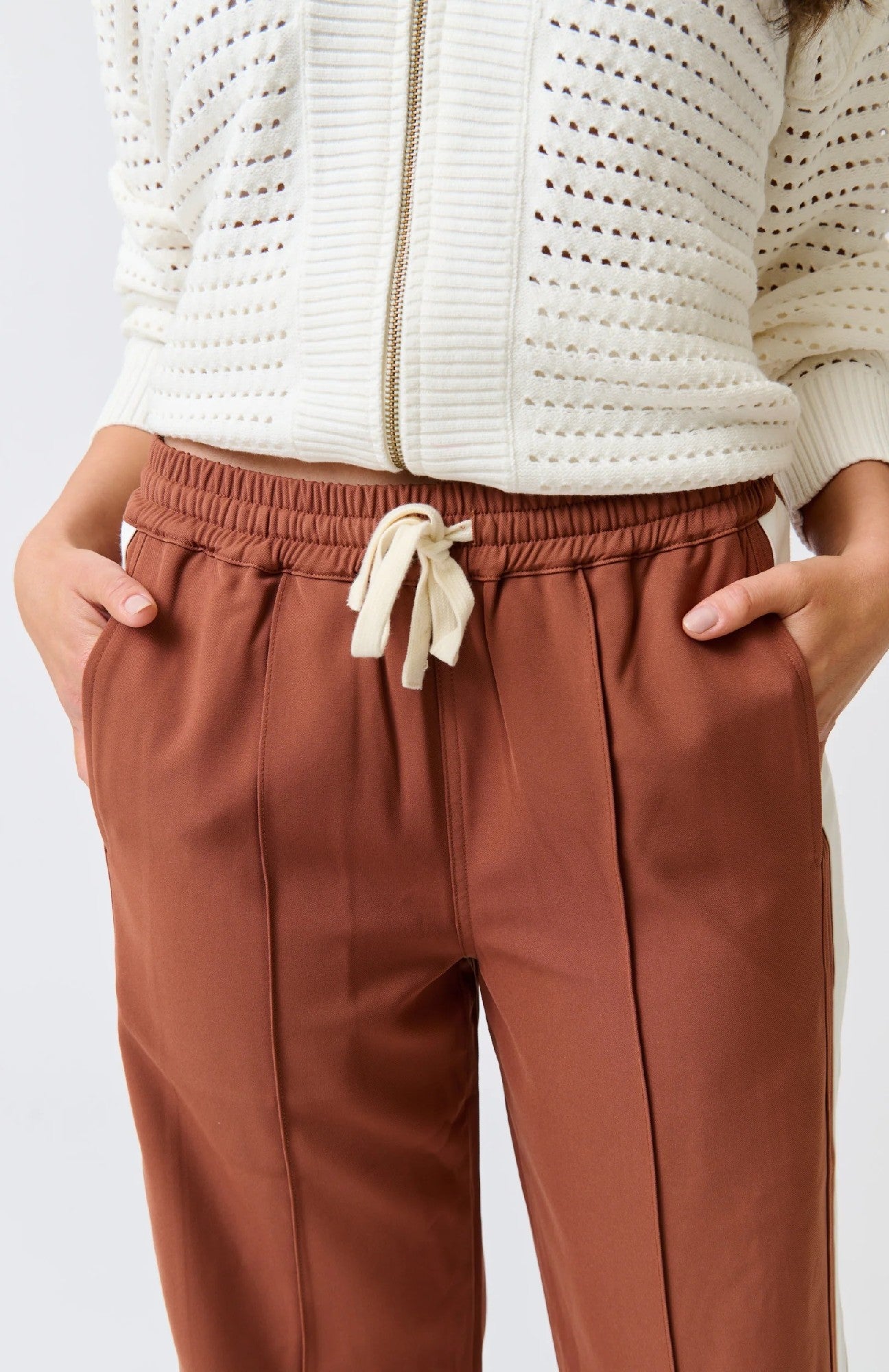 Cartel & Willow Raina Pant [COLOUR:Rust SIZE:XS]