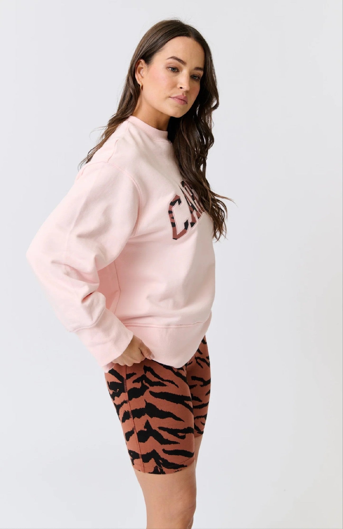Cartel & Willow Bronwyn Sweater [COLOUR:Washed pink SIZE:XS]