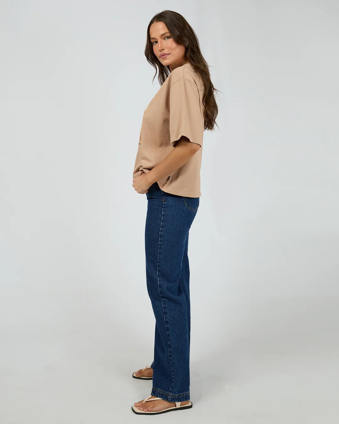 Silent Theory Sunset Tee [COLOUR:Taupe SIZE:8]