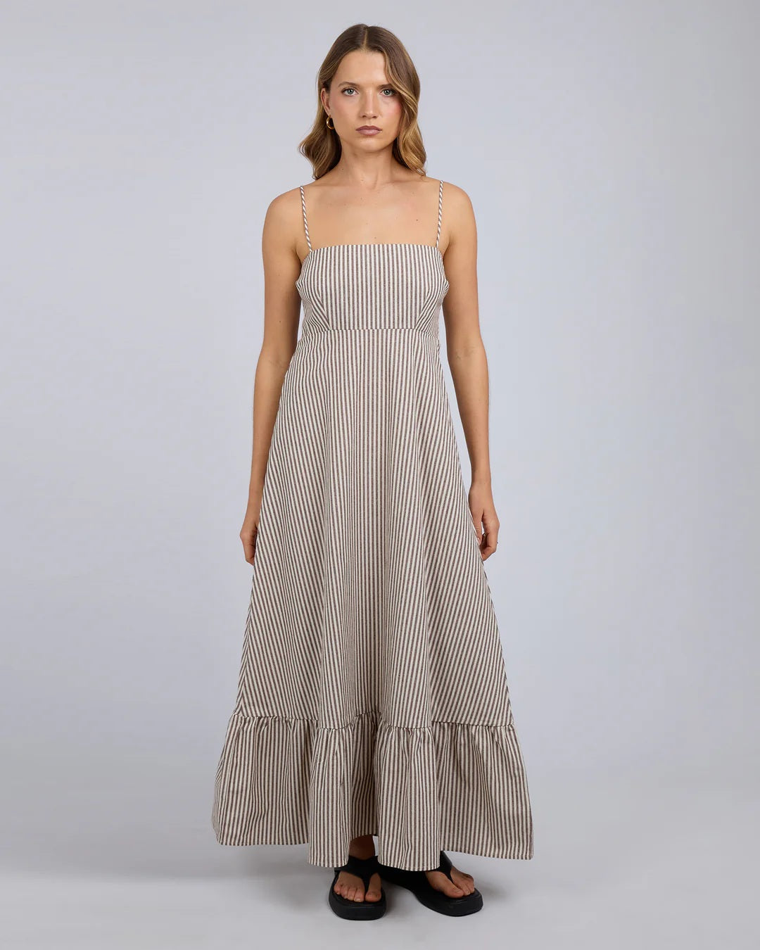 Silent Theory Sunday Maxi Dress [COLOUR:Chocolate SIZE:8]