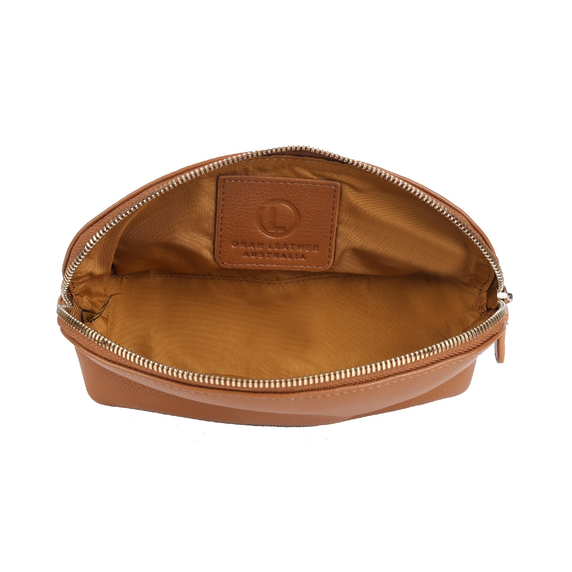 Rugged Hide Celine Make Up Case [COLOUR:Tan]