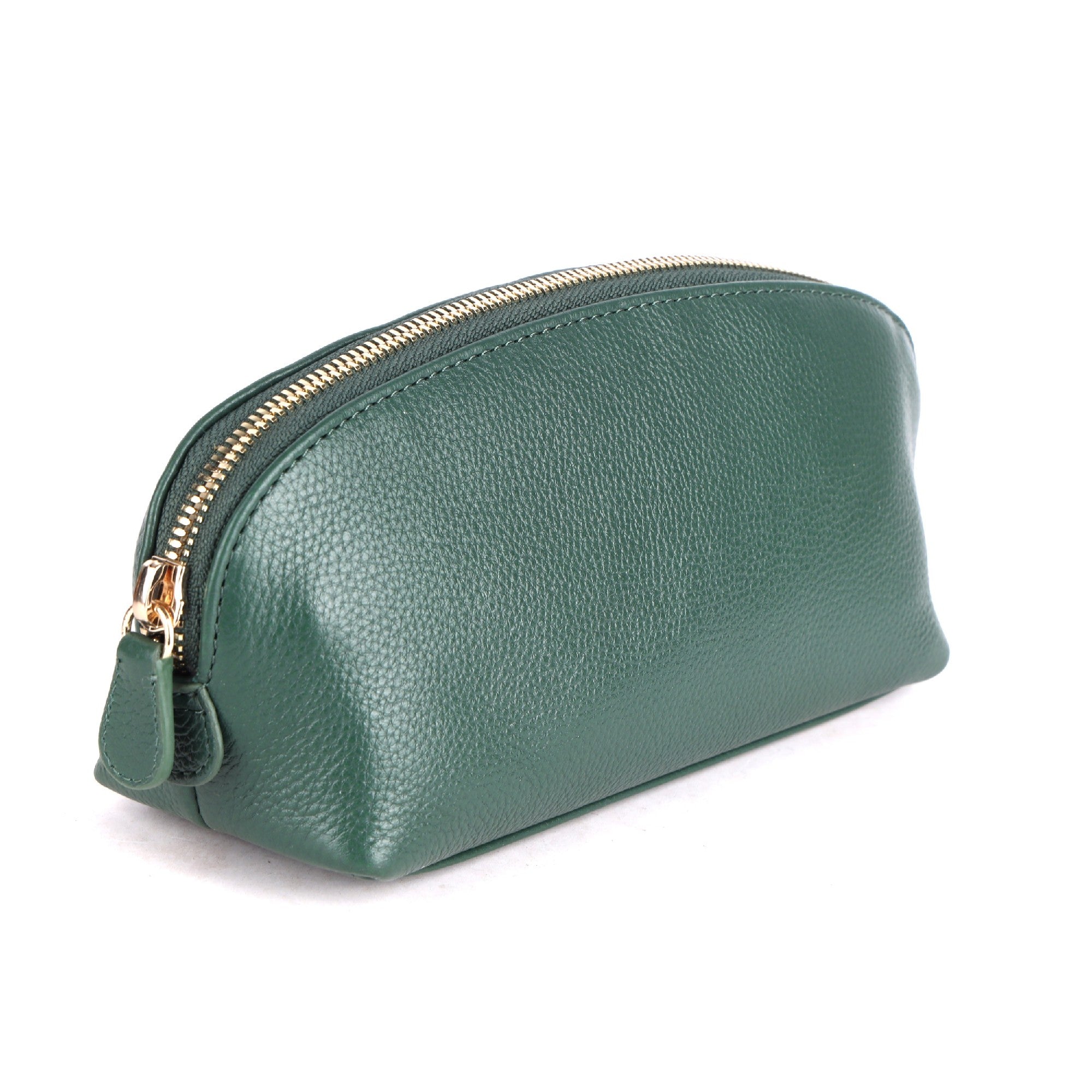 Rugged Hide Celine Make Up Case [COLOUR:Pine green]