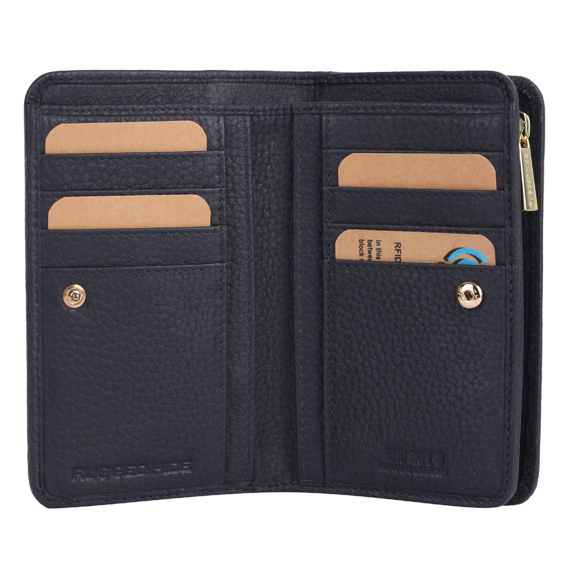 Rugged Hide Shelly Wallet [COLOUR:Black]