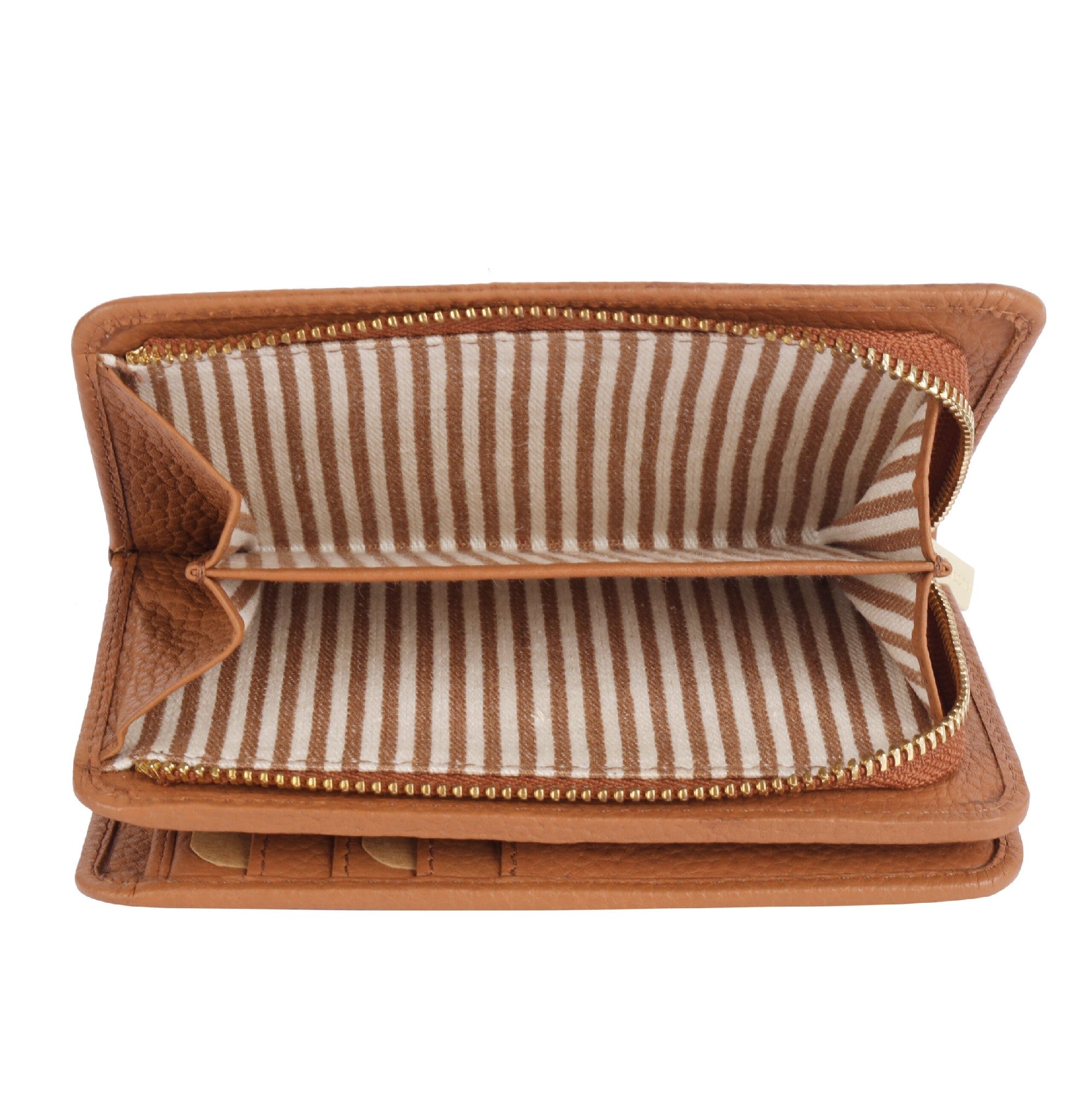 Rugged Hide Shelly Wallet [COLOUR:Tan]