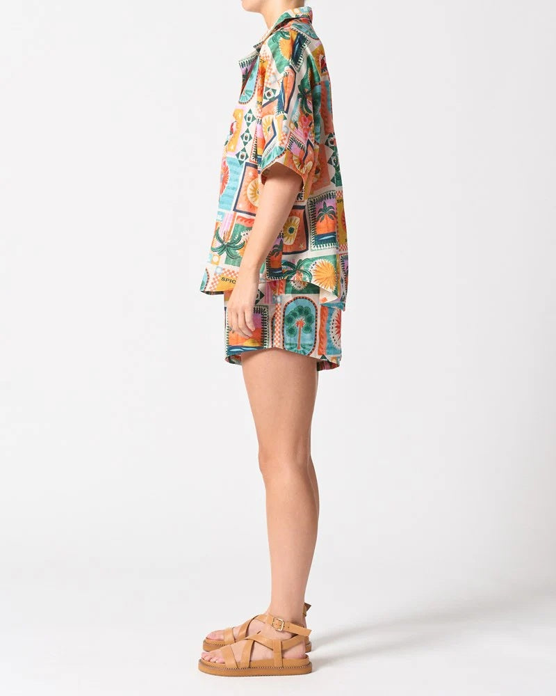 Walnut Topaz Shirt [COLOUR:SPICY SUMMER SIZE:6]