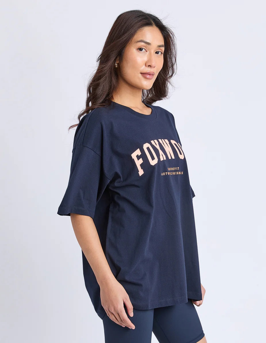 Foxwood Interval Tee [COLOUR:Navy SIZE:10]